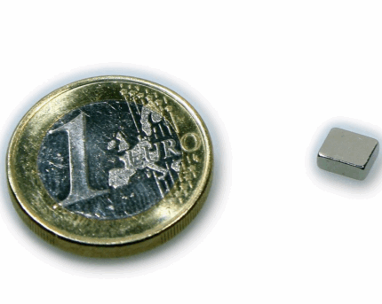 Μαγνήτης Παραλληλεπίπεδος 6x5x2mm 120°C Νεοδυμίου Δύναμη Έλξης 640gr
