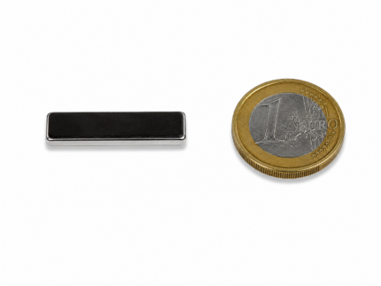 Μαγνήτης Παραλληλεπίπεδος 30x6x2mm Νεοδυμίου 150°C Δύναμη Έλξης 3.6kg