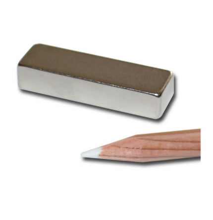 Μαγνήτης Παραλληλεπίπεδος 40x12x8mm Νεοδυμίου Δύναμη Έλξης 11kg
